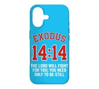 Custodia per iPhone 17 Esodo 14:14 | Il Signore combatterà per te | Fede Biblica