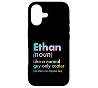 Custodia per iPhone 17 Ethan Like A Normal Guy Only Cooler Legend King Nome