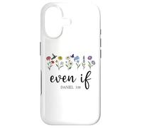 Custodia per iPhone 17 Even If Sign Christian Even If Daniel 3:18 Bible Verse Jesus