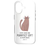 Custodia per iPhone 17 Every Good & Purrfect (Gift) is From Above - James 1:17 Cat