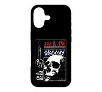 Custodia per iPhone 17 Evil Dead Horror Movie Groovy Skull Chainsaw Halloween