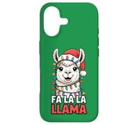 Custodia per iPhone 17 Fa La La Lama Natale Animale Gioco di parole Umorismo Divertente Natale Llama