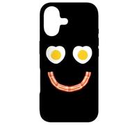 Custodia per iPhone 17 Face Eggs And Bacon Ham Breakfast Smile