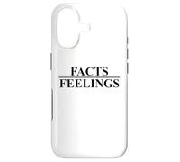 Custodia per iPhone 17 Facts Over Feelings Sign Dont Facts Care About Your Feelings