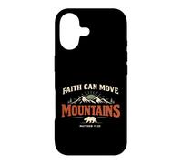 Custodia per iPhone 17 Faith Can Move Mountains Retro Sunset Bible Verse Christian