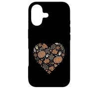 Custodia per iPhone 17 Fall Pumpkin Fall Leaves Acorns Hearts Rustic Fall Autumn