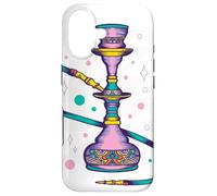 Custodia per iPhone 17 Fancy Narghilè Smoking Tabacco Shisha Multicolore