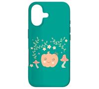 Custodia per iPhone 17 Farmcore Mushroom Cute Pastel Pumpkin Cottagecore Aesthetic