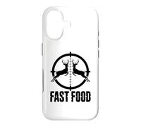 Custodia per iPhone 17 Fast Food Deer ing Crosshair Buck Humor