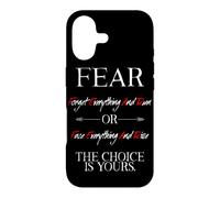 Custodia per iPhone 17 Fear Forget Everything And Run Or Face Rise Choice Is Yours
