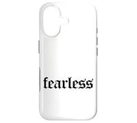 Custodia per iPhone 17 Fearless Tee shirt, Fearless and Strong Motivational Quotes