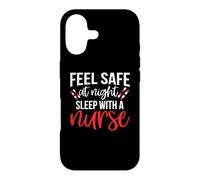 Custodia per iPhone 17 Feel Safe At Night Sleep With A Nurse Funny Nursing Nurses
