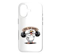 Custodia per iPhone 17 Feel The Gains Duck - Allenamento per sollevamento pesi