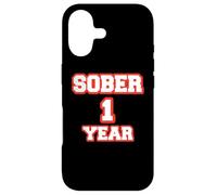 Custodia per iPhone 17 Felice Sobriety 1 Anno Cool Anniversary Red Sobriety