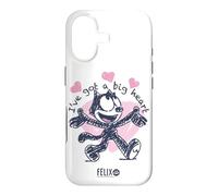 Custodia per iPhone 17 Felix The Cat I’ve Got A Big Heart Scribble