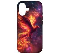 Custodia per iPhone 17 Fenice e fuoco in fiamme con ali infuocate durante