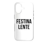 Custodia per iPhone 17 Festina Lente Make Haste Slowly Latin Inspirational Citazione