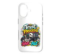 Custodia per iPhone 17 Fidati del processo- Salva File Divertente Digital Artist Design