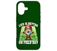 Custodia per iPhone 17 Field Day Gnome Life Is Better With Football Graphic For Dad