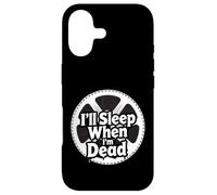 Custodia per iPhone 17 Filmmaker Editor Horror Movie I'll Sleep When I'm Dead