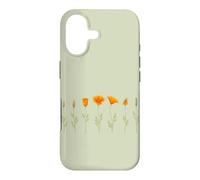 Custodia per iPhone 17 Fiori botanici del papavero della California