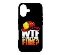 Custodia per iPhone 17 Firefighter WTF Where's The Fire Firefighters Lovers