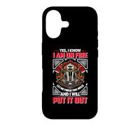 Custodia per iPhone 17 Fireman Yes I Know I Am On Fire Firefighter Firefighters