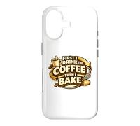 Custodia per iPhone 17 First I Drink The Coffee Then I Bake Sourdough Bread Baking