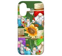 Custodia per iPhone 17 Floral Gardening Gnome Graphic For Sunflower Mom And Dad