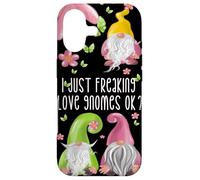Custodia per iPhone 17 Floral Spring Gnome Quote For Women Girls Cute Summer Gnomes
