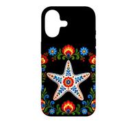 Custodia per iPhone 17 Floreale Stella Marina Folk Art Motivi Fiori