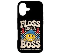 Custodia per iPhone 17 Floss Like A Boss - Children Dental Health Month
