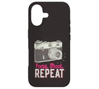 Custodia per iPhone 17 Focus Shoot Repeat Photography Photographer Camera Vintage
