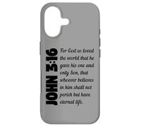 Custodia per iPhone 17 For God so loved the world John 3:16