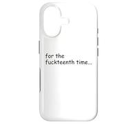 Custodia per iPhone 17 For the Fuckteenth Time Sign I Don't Know I Just Work Here