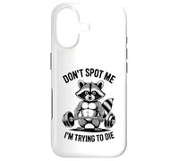 Custodia per iPhone 17 Formazione Raccoon Dont Spot Me Im Cercando Di Morire Palestra Allenamento