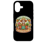 Custodia per iPhone 17 Forse le piante sono dipendenti da me Scherzo divertente giardiniere scheletro
