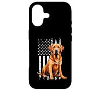 Custodia per iPhone 17 Fox Red Labrador Owner Dog USA Flag