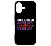 Custodia per iPhone 17 Free Speech is Our Birthright - Anti-Woke Conservative Quote