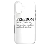 Custodia per iPhone 17 Freedoms Just Another Word for Nothing Left to Lose Freedom