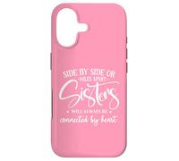 Custodia per iPhone 17 Friends Side By Side Miles Apart Sisters Connected by Heart