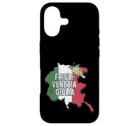 Custodia per iPhone 17 Friuli Venezia Giulia Italia Retro Regione Mappa Vintage