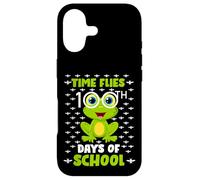 Custodia per iPhone 17 Frog Fly 100 giorni di scuola tempo vola insegnante ragazzo ragazza