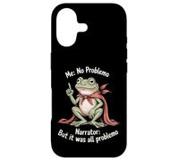 Custodia per iPhone 17 Frog Meme Me No Problemo It Was All Problemo Funny Men Women
