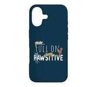 Custodia per iPhone 17 Full On Pawsitive! Bel gioco di parole da gatto retrò