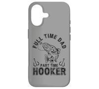 Custodia per iPhone 17 Full Time Dad Part Time Hooker Angler Costume For Fishing
