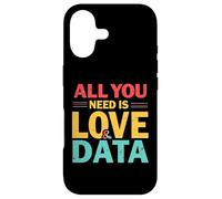 Custodia per iPhone 17 Fun Data Lovers Data Teacher All You Need Is Love and Data