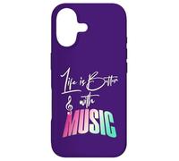 Custodia per iPhone 17 Fun Life is Better with Music Lover Musicicians Note musicali