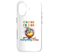 Custodia per iPhone 17 Funny Bird Its Fine Everything is Fine Men Women Boys Girls