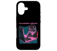 Custodia per iPhone 17 Funny Cat Gamer - Cuffie per computer portatili Bedtime Story